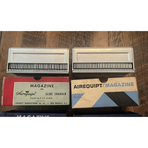 Lot of 4 Airequipt Automatic Slide Changer Magazines - Holds 36 each -Nice! - Picture 2 of 6